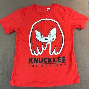 H&M Knuckles the Echidna Sonic the Hedgehog Size 6-8 Cotton T-shirt (SKU: 116B)